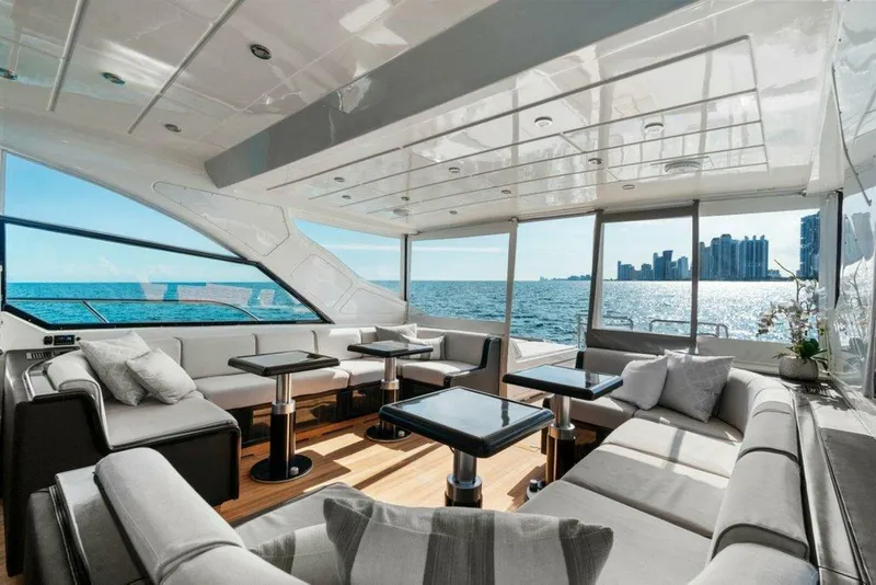 Slide: The Image of Mangusta 80 Payback - Deck Seating 2007 80 Mangusta Motor Yacht Payback - 4955424