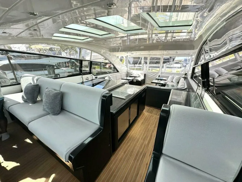 Slide: The Image of Mangusta 80 Payback - Helm Seating 2007 80 Mangusta Motor Yacht Payback - 4955428