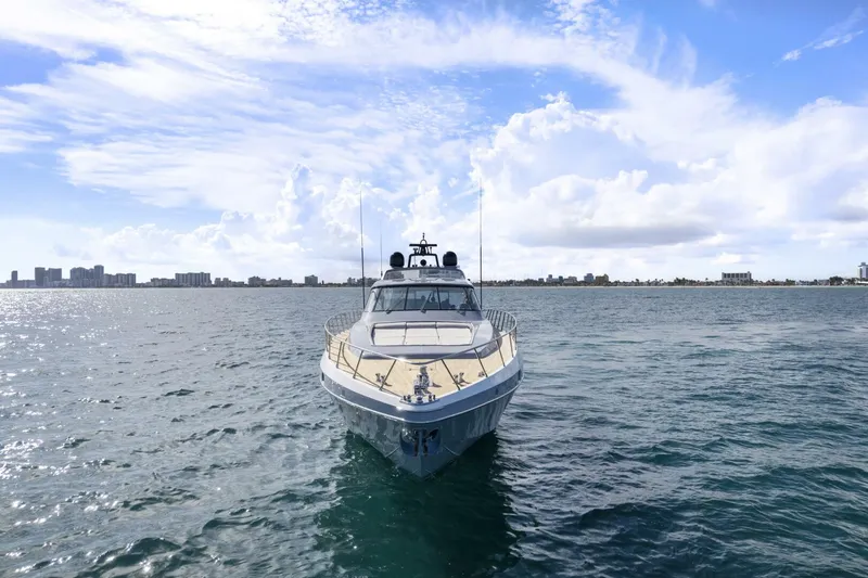 Slide: The Image of Mangusta 80 Payback - Bow Profile 2007 80 Mangusta Motor Yacht Payback - 4955218