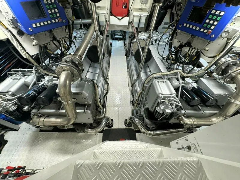 Slide: The Image of Mangusta 80 Payback - Engine Room 2007 80 Mangusta Motor Yacht Payback - 4955802