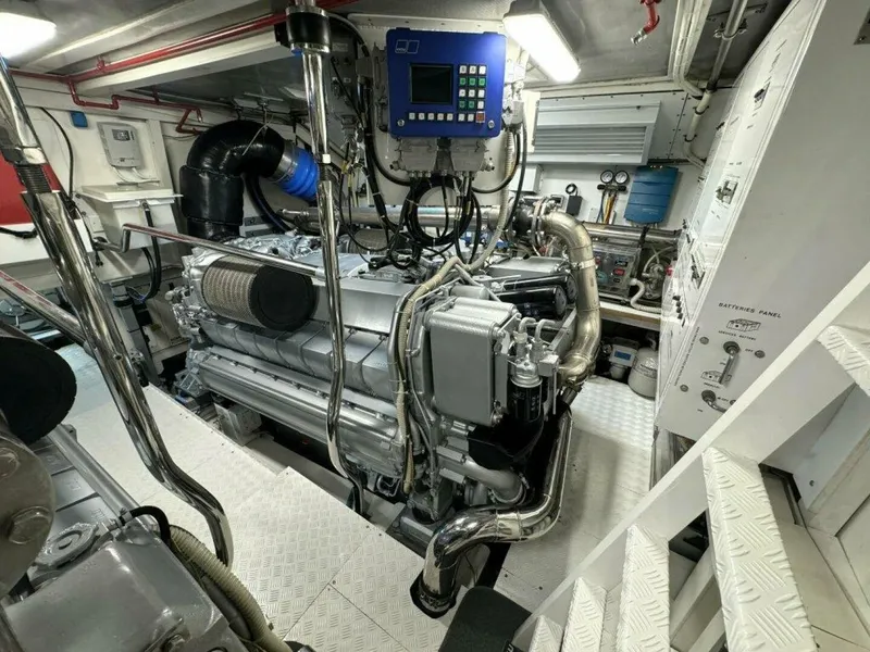 Slide: The Image of Mangusta 80 Payback - Engine Room 2007 80 Mangusta Motor Yacht Payback - 4955803