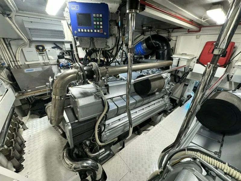 Slide: The Image of Mangusta 80 Payback - Engine Room 2007 80 Mangusta Motor Yacht Payback - 4955804