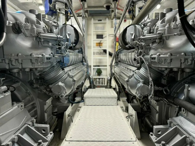 Slide: The Image of Mangusta 80 Payback - Engine Room 2007 80 Mangusta Motor Yacht Payback - 4955806