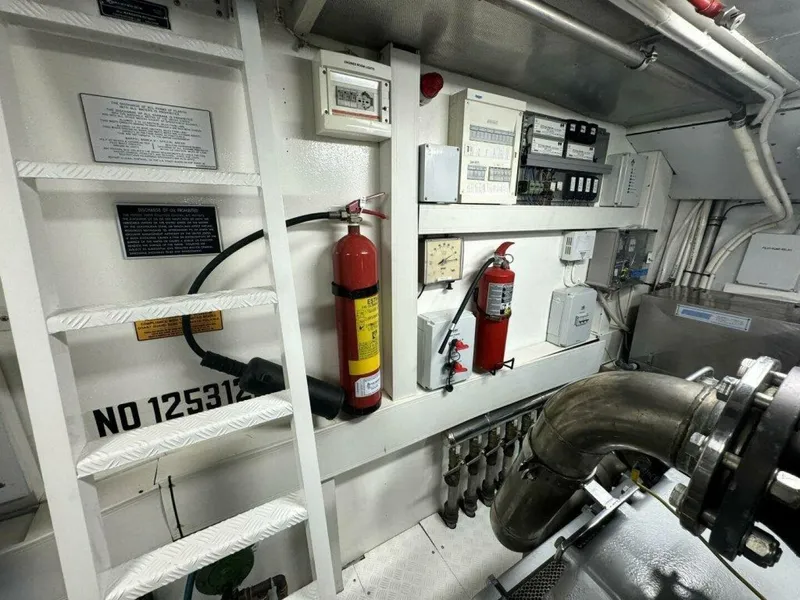 Slide: The Image of Mangusta 80 Payback - Engine Room 2007 80 Mangusta Motor Yacht Payback - 4955807