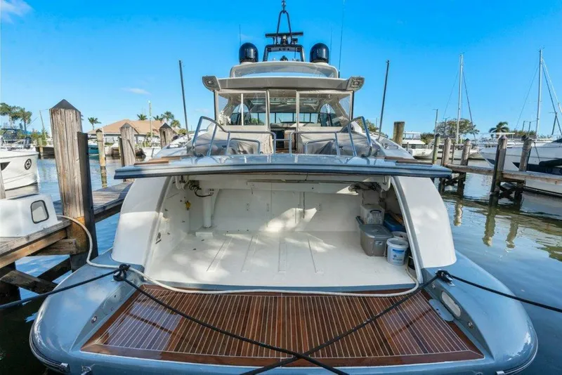 Slide: The Image of Mangusta 80 Payback - Transom 2007 80 Mangusta Motor Yacht Payback - 4955821