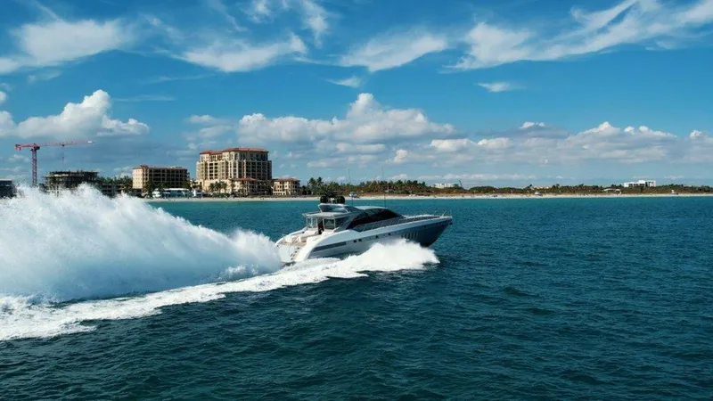 Slide: The Image of Mangusta 80 Payback - Running Profile 2007 80 Mangusta Motor Yacht Payback - 4955822