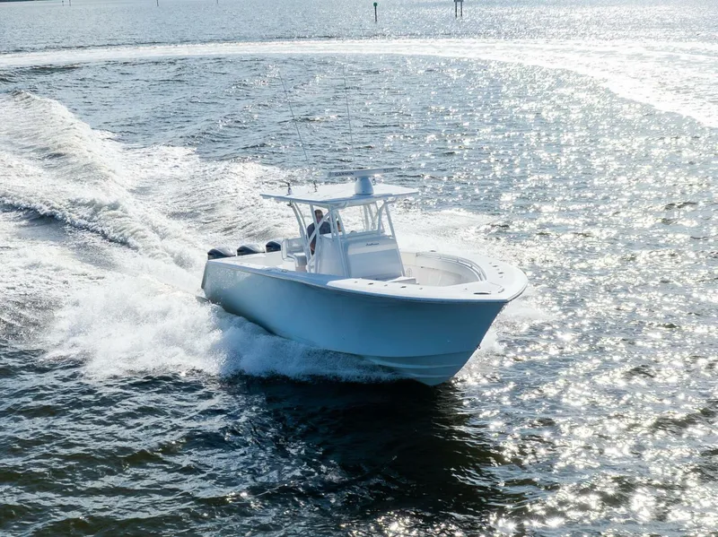 Slide: The Image of SeaHunter 33 Bloodline - Exterior Profile 2018 SeaHunter 33 Center Console Bloodline - 4955881