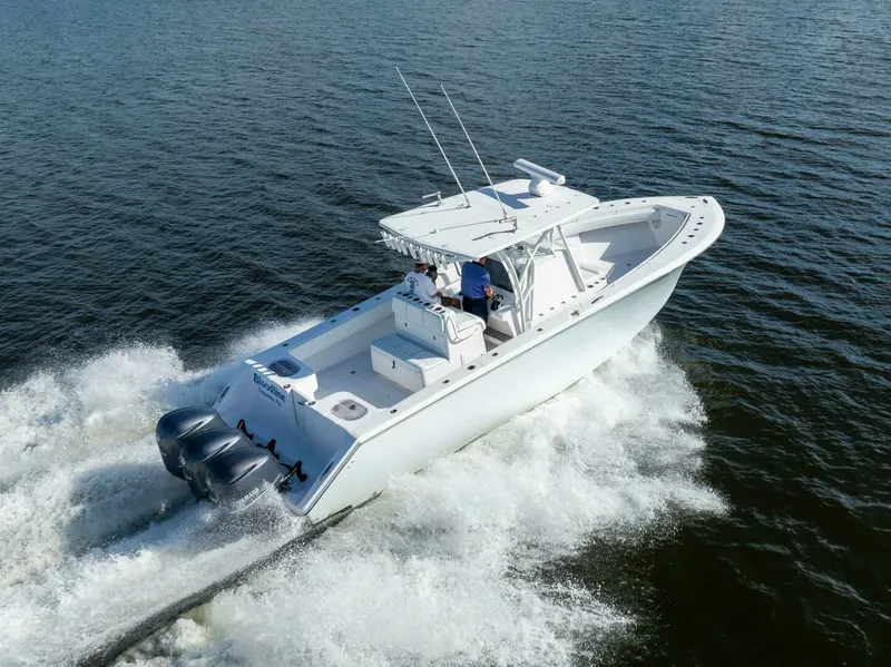 Slide: The Image of SeaHunter 33 Bloodline - Exterior Profile 2018 SeaHunter 33 Center Console Bloodline - 7654445