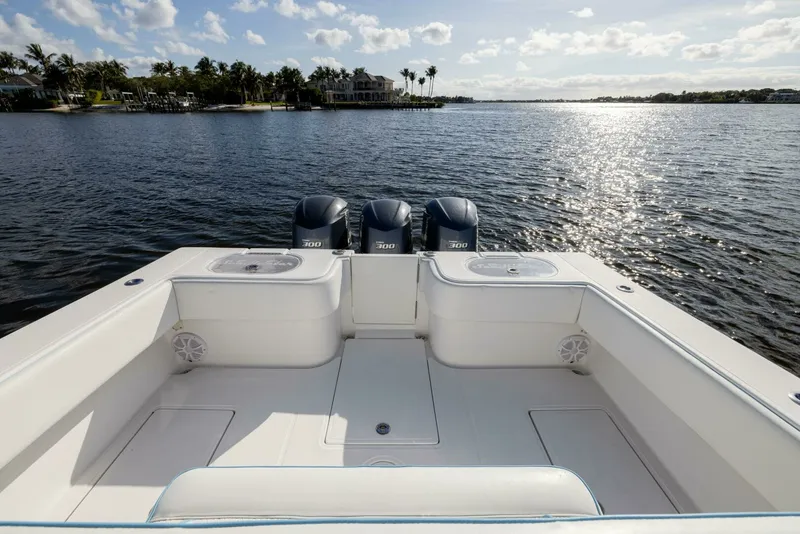Slide: The Image of SeaHunter 33 Bloodline - Exterior Cockpit 2018 SeaHunter 33 Center Console Bloodline - 7654441