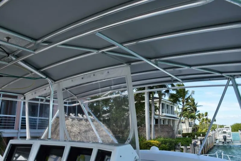 Slide: The Image of Canvas Tower Top Over Flybridge - 4962022