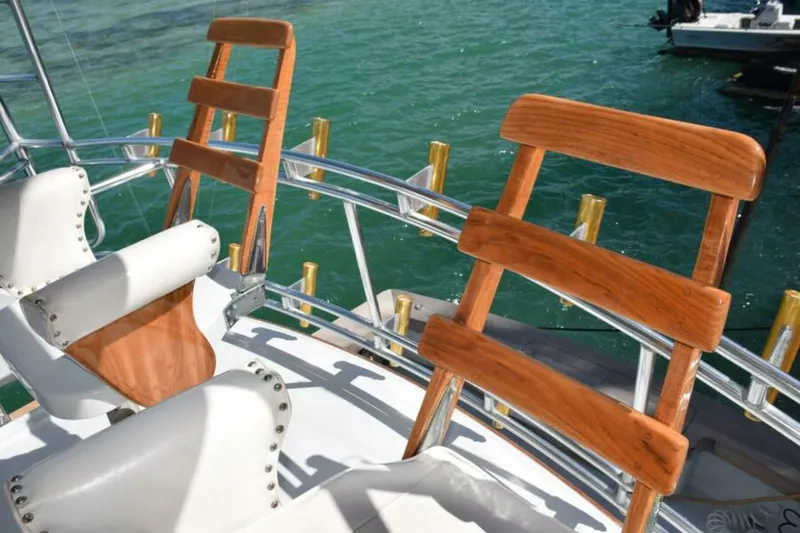 Slide: The Image of Teak Ladderback Helm Chairs - 4962036