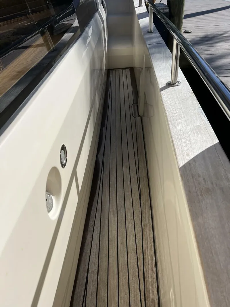 Slide: The Image of 2019 Greenline 40 Starboard Walkway Teak - 5380001