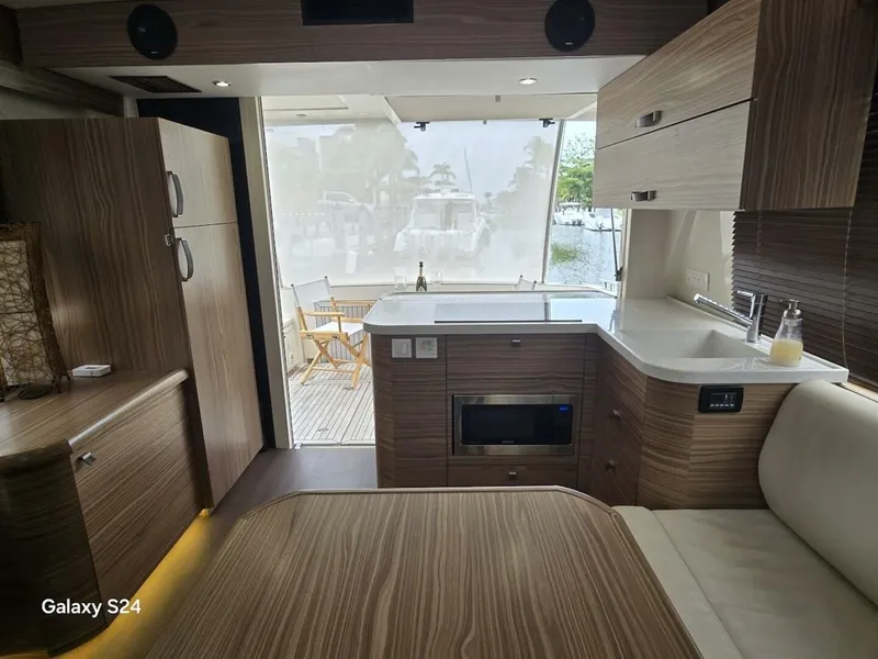 Slide: The Image of 2019 Greenline 40 Main Salon 
Looking Aft - 4962290