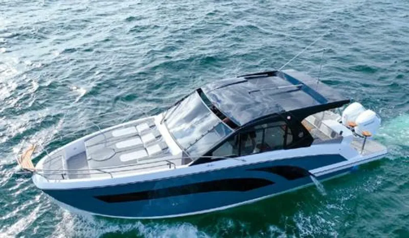 Slide: The Image of Hanover 387 Grey & Black Edition Outboard 2025 - 4966295