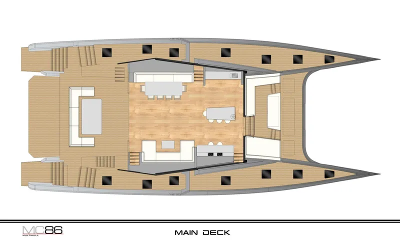 Slide: The Image of MC86 Open Flybridge Main Deck - 4969003