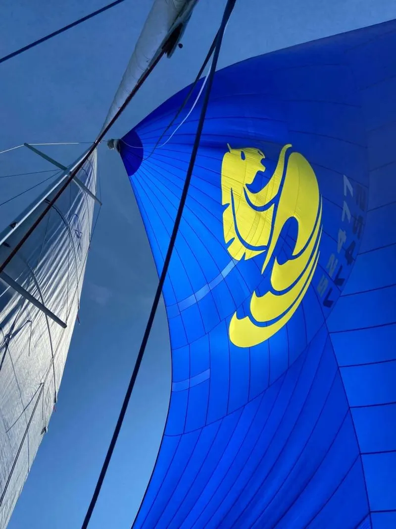 Slide: The Image of 40' Blue Jacket Spinnaker - 4973555