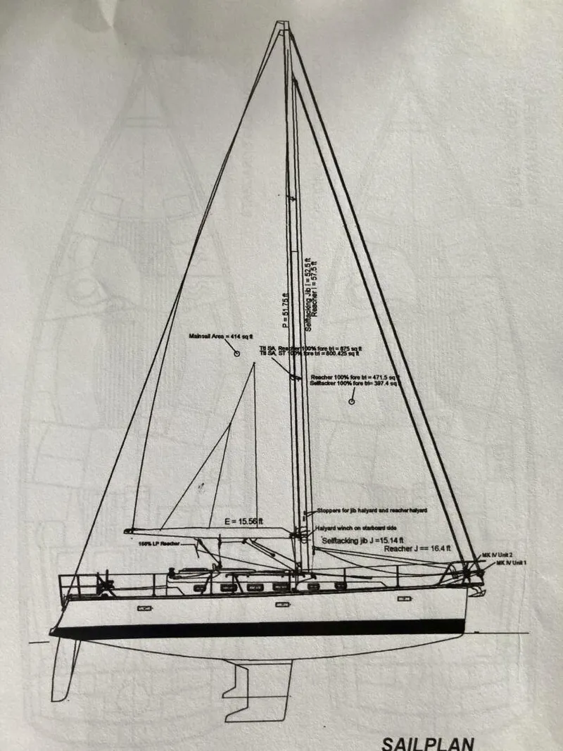 Slide: The Image of 40' Blue Jacket sail plan - 4973512