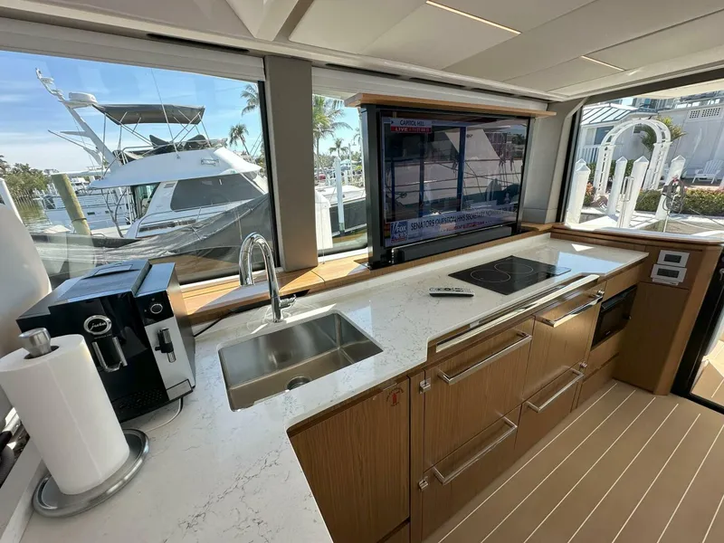 Slide: The Image of  2025 Tiara Yachts 60 EX - Galley - 4986283