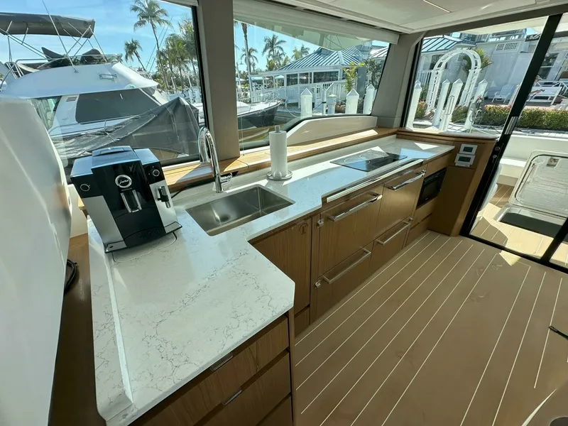 Slide: The Image of 2025 Tiara Yachts 60 EX - Galley - 6092084