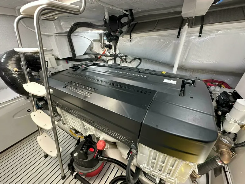 Slide: The Image of 2025 Tiara Yachts 60 EX - Engine Room - 6092102