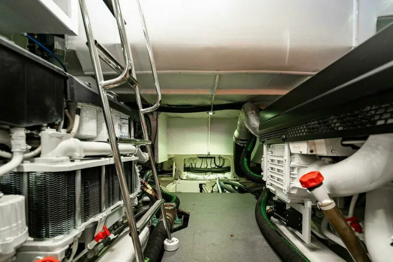 Slide: The Image of Absolute 64 - Kingship - Engine Room 2023 Absolute 64 Navetta - Kingfish - 7651343