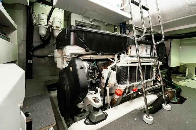 Slide: The Image of Absolute 64 - Kingship - Engine Room 2023 Absolute 64 Navetta - Kingfish - 4986218