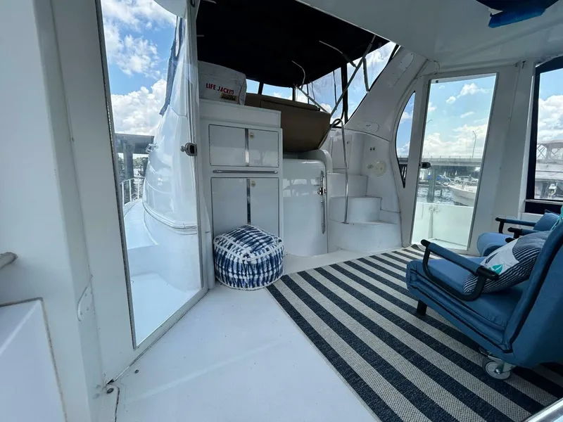 Slide: The Image of Carver 444 Cockpit Motor Yacht 2002 - 5003221