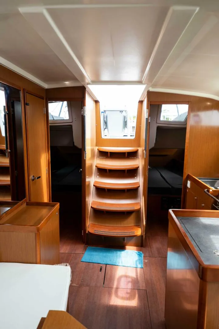 Slide: The Image of Stairs Oceanis Beneteau 41  Sint Maarten St Martin Caribbean - 4996414