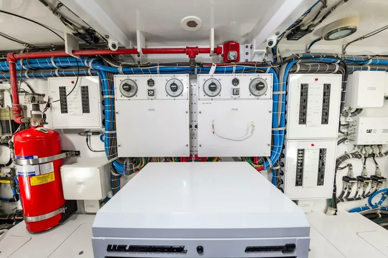 Slide: The Image of Hatteras 64 Enclosed Bridge 2008 - 5000033