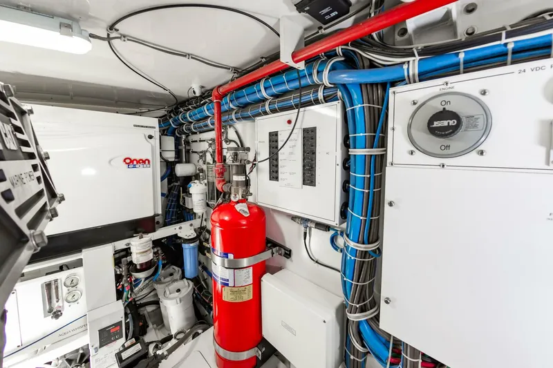 Slide: The Image of Hatteras 64 Enclosed Bridge 2008 - 5000036