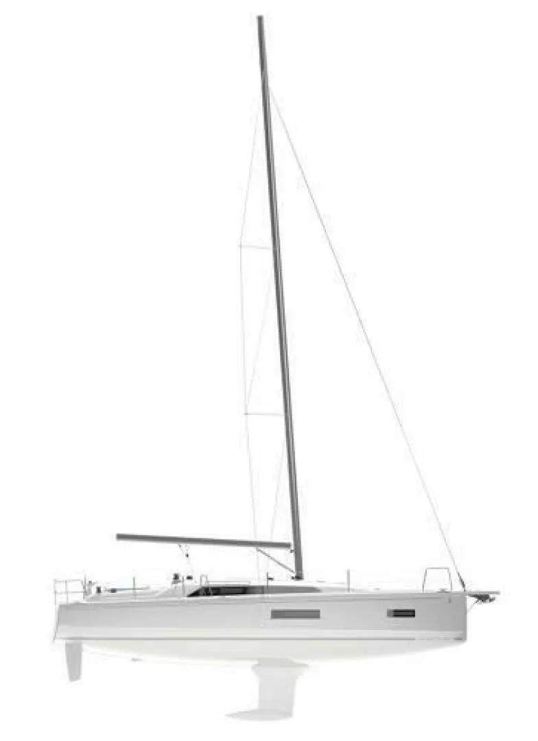 Slide: The Image of Beneteau Oceanis 37.1 Electric Profile Drawing - 5001068