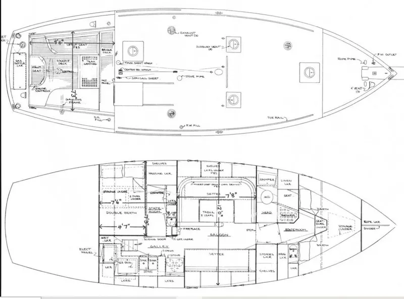 Slide: The Image of Kadey-Krogen Centerboard Cutter 1982 - 5020360