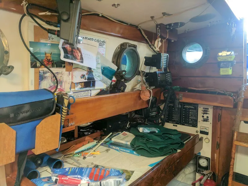 Slide: The Image of Custom Tahiti Rover Steel Auxiliary Cutter 1982 - 5011300