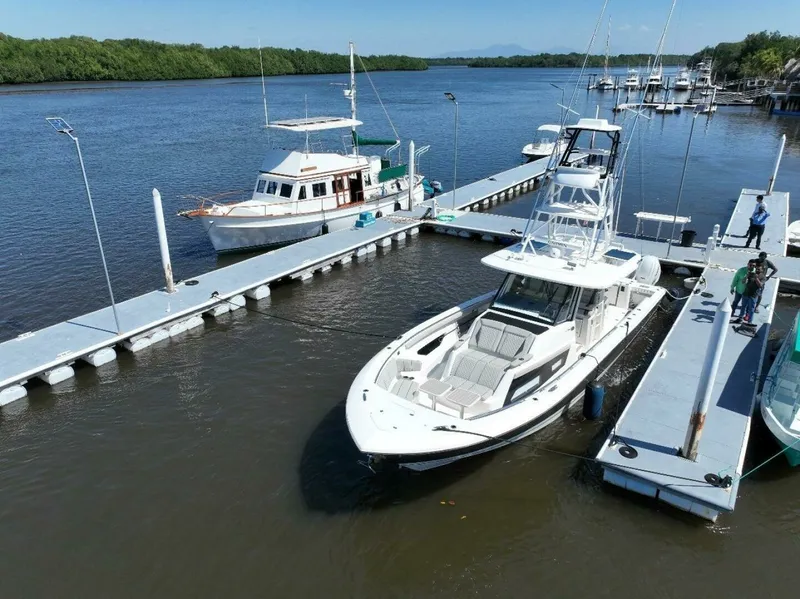 Slide: The Image of Pursuit 42 - Happy Hour - Exterior Profile 2022 Pursuit S428 - Happy Hour - 7653683