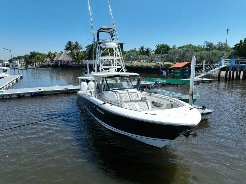 Slide: The Image of Pursuit 42 - Happy Hour - Exterior Profile 2022 Pursuit S428 - Happy Hour - 7653677