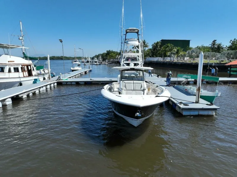Slide: The Image of Pursuit 42 - Happy Hour - Exterior Profile 2022 Pursuit S428 - Happy Hour - 7653682