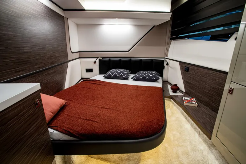 Slide: The Image of 2025 Cobrey 45 Fly Motor Yacht Florida USA 2025 Cobrey 45 Fly Motor Yacht VIP Cabin - 5015987