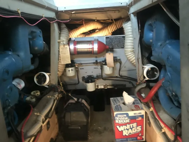 Slide: The Image of 24 Mainship 40 - Engine room looking aft - 5031533