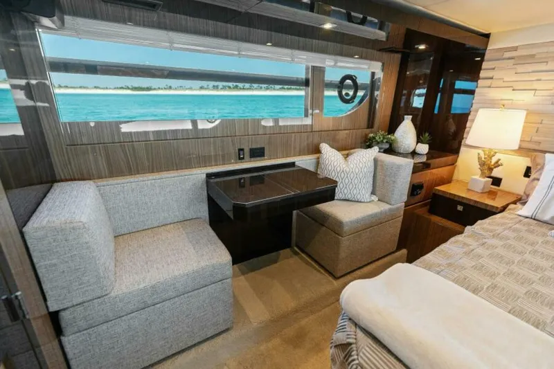 Slide: The Image of 2023 Cruisers Yachts 60 Cantius Fly- Master Stateroom - 5024602