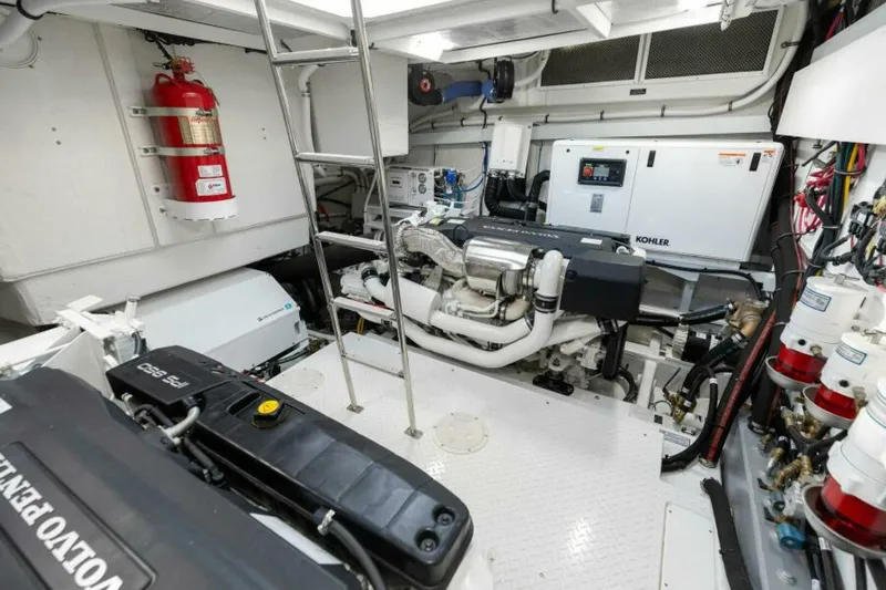 Slide: The Image of 2023 Cruisers Yachts 60 Cantius Fly- Engine Room - 5024631