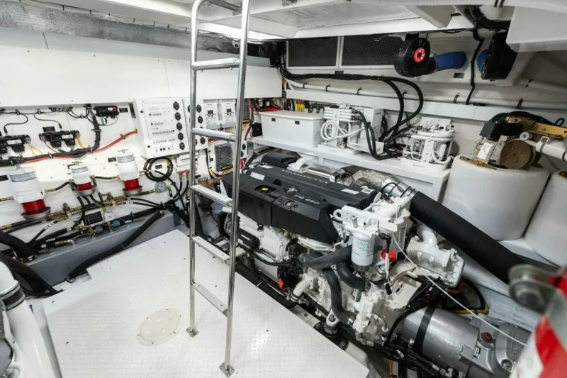 Slide: The Image of 2023 Cruisers Yachts 60 Cantius Fly- Engine Room - 5024632