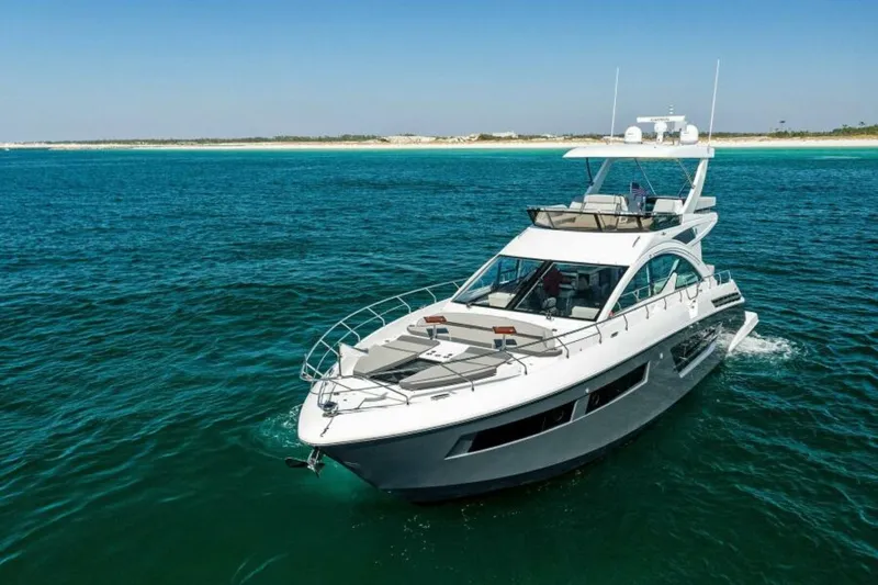 Slide: The Image of 2023 Cruisers Yachts 60 Cantius Fly- Port Bow - 5024641