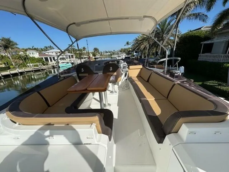 Slide: The Image of 2017 Beneteau Swift Trawler 50 -Cockpit Seating - 5029993