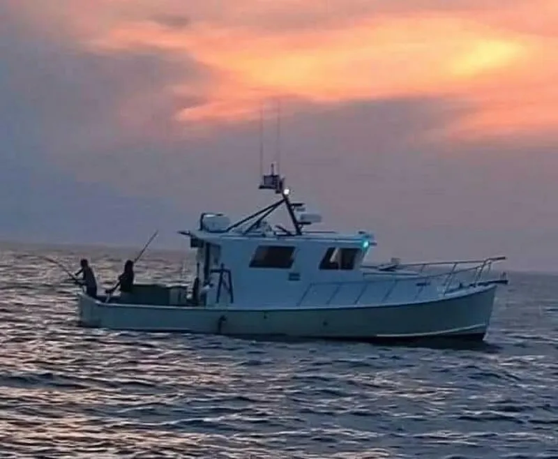 Slide: The Image of Sunset Fishing - 5034062