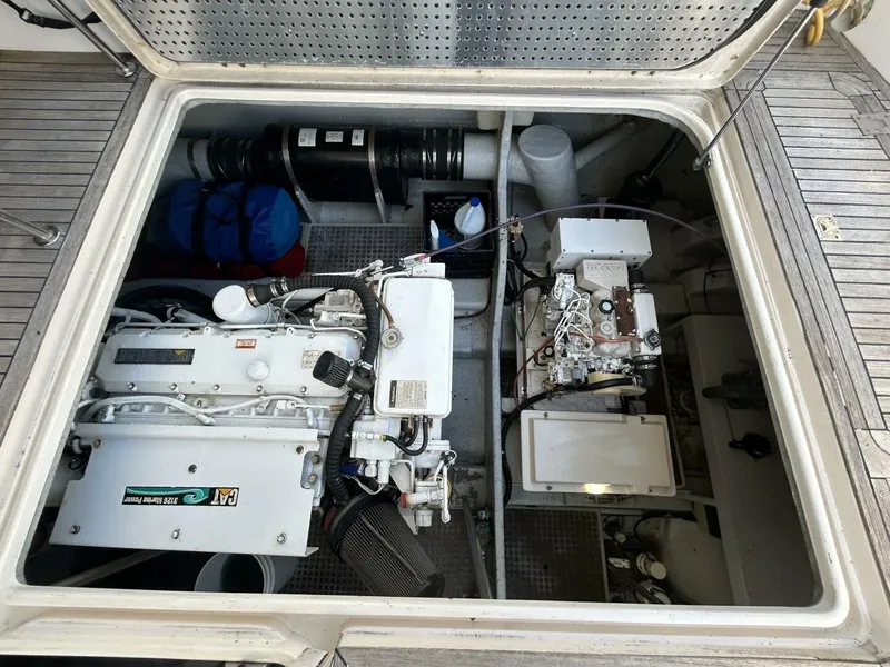 Slide: The Image of 43' Mikelson starboard engine room access - 5036946