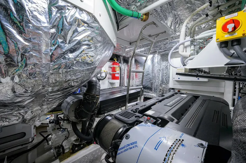 Slide: The Image of Princess V55 Ladybird - Engine Room 2025 Princess V55 Ladybird - 5046151