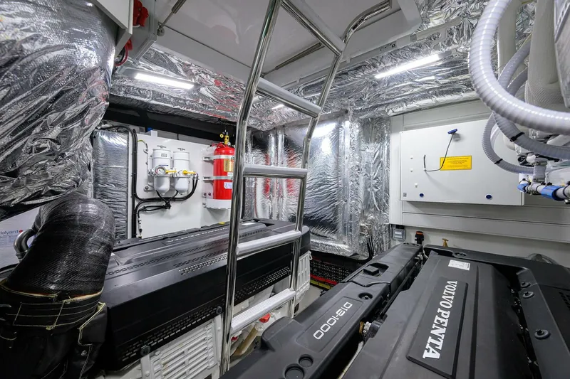 Slide: The Image of Princess V55 Ladybird - Engine Room 2025 Princess V55 Ladybird - 5046152