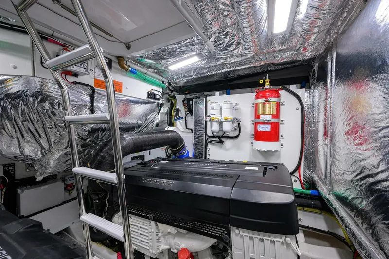 Slide: The Image of Princess V55 Ladybird - Engine Room 2025 Princess V55 Ladybird - 5046155