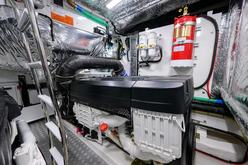 Slide: The Image of Princess V55 Ladybird - Engine Room 2025 Princess V55 Ladybird - 5046156