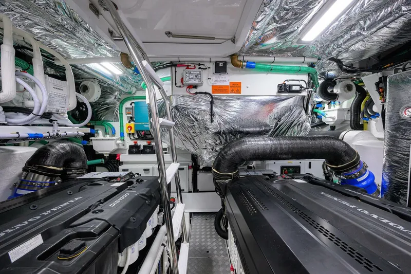 Slide: The Image of Princess V55 Ladybird - Engine Room 2025 Princess V55 Ladybird - 5046157